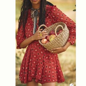 NWT Anthropologie MISA Los Angeles Veruka Mini Dress in Maravi Dots